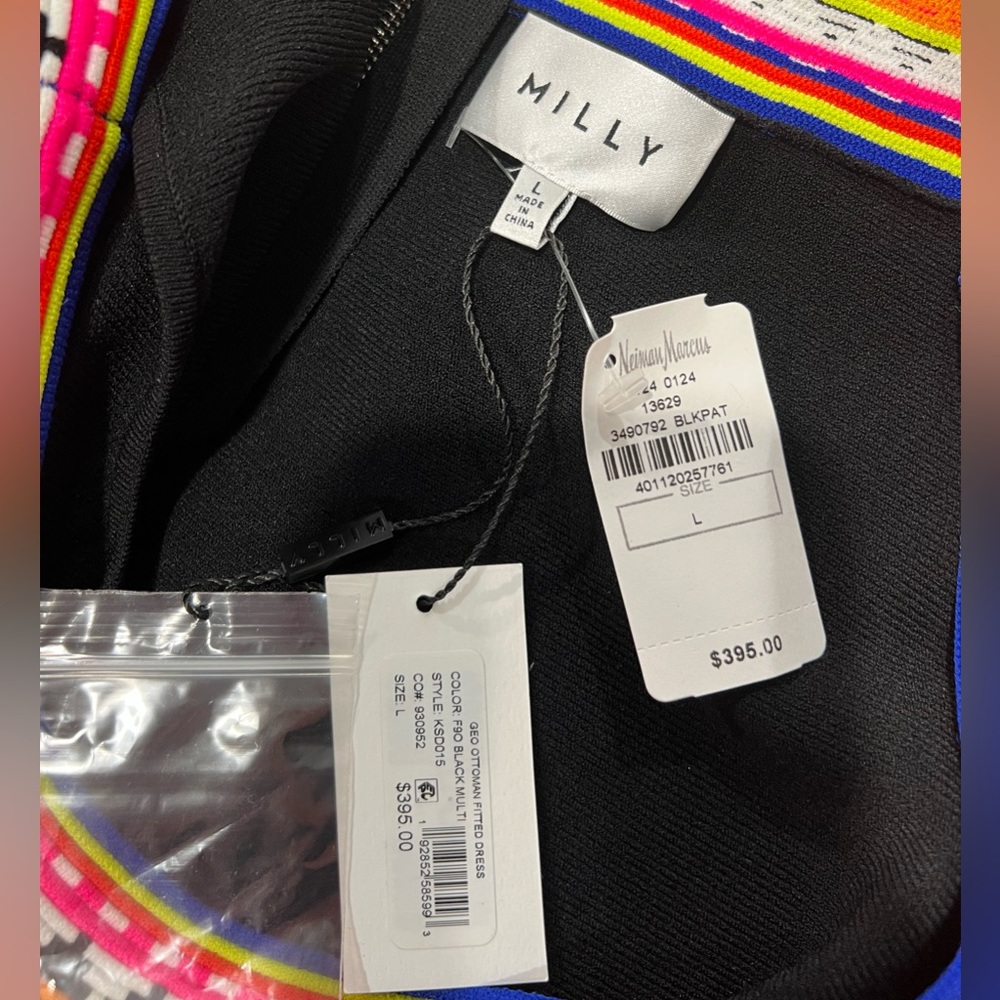 MILLY GEO OTTOMAN FITTED DRESS NWT!!! - Picture 8 of 8